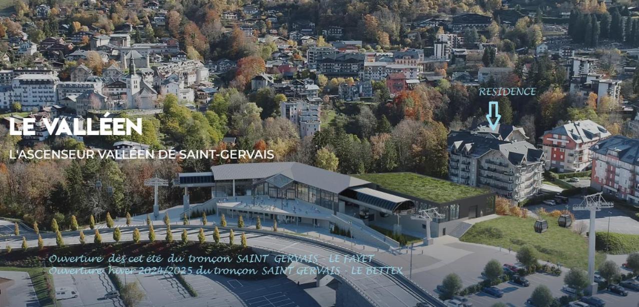 Appartement T2+Cabine Independante Au Depart Des Telecabines Saint-Gervais/Bettex/Mont D'Arbois Ngoại thất bức ảnh